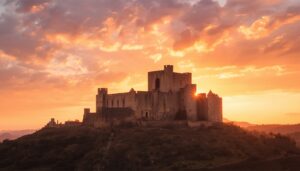 A Castle at Sunset Murcia