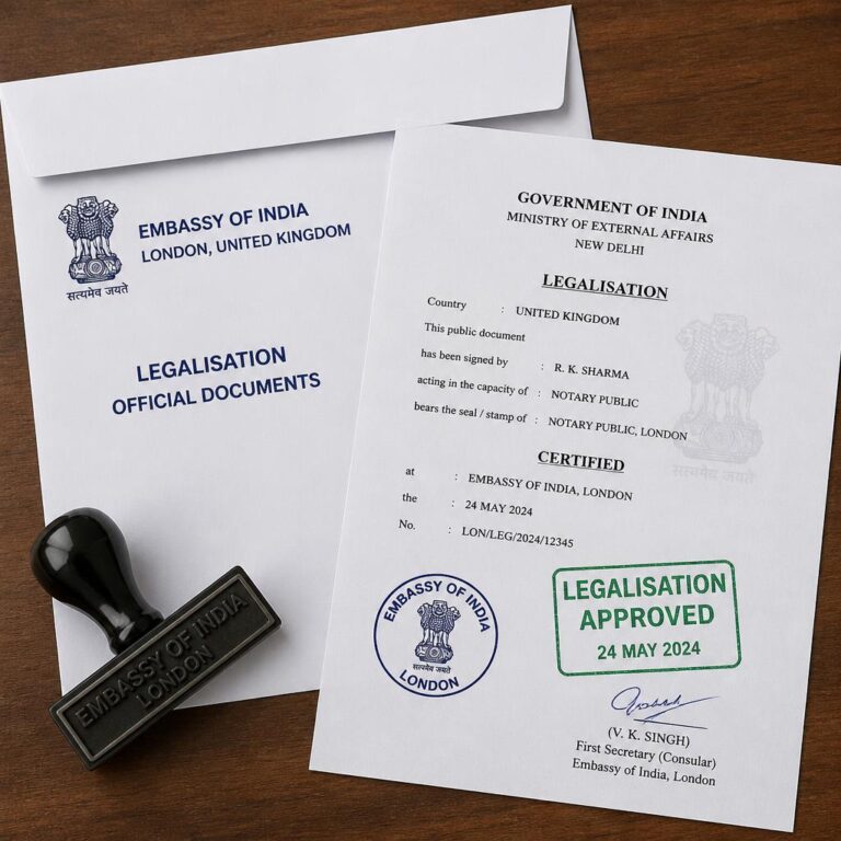 Embassy Legalisation