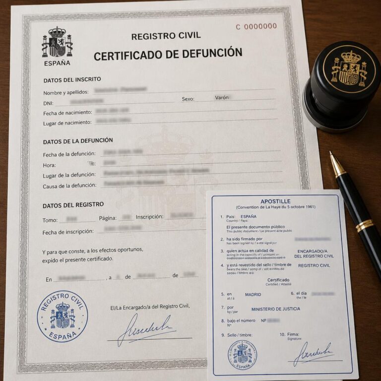 How_to Apostille a Spanish Death Certificate
